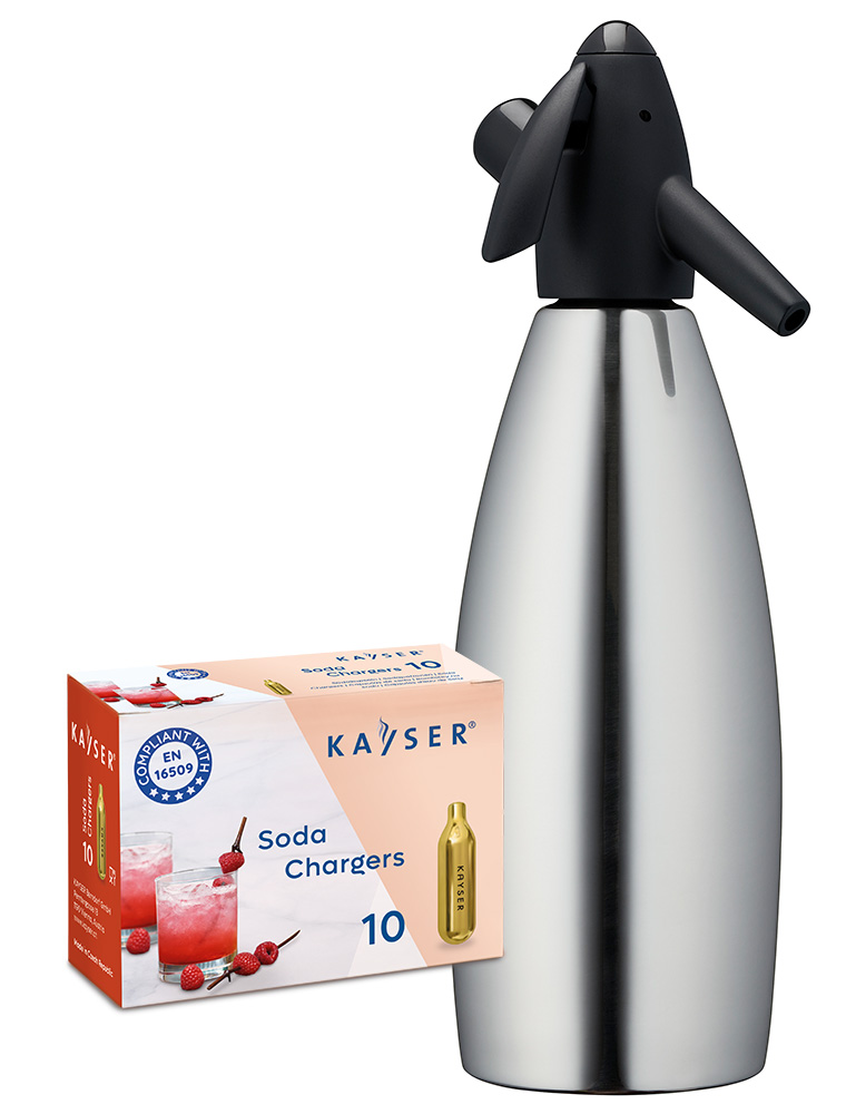 Kayser Sodasiphon Sodaspuit (1 liter) starterset